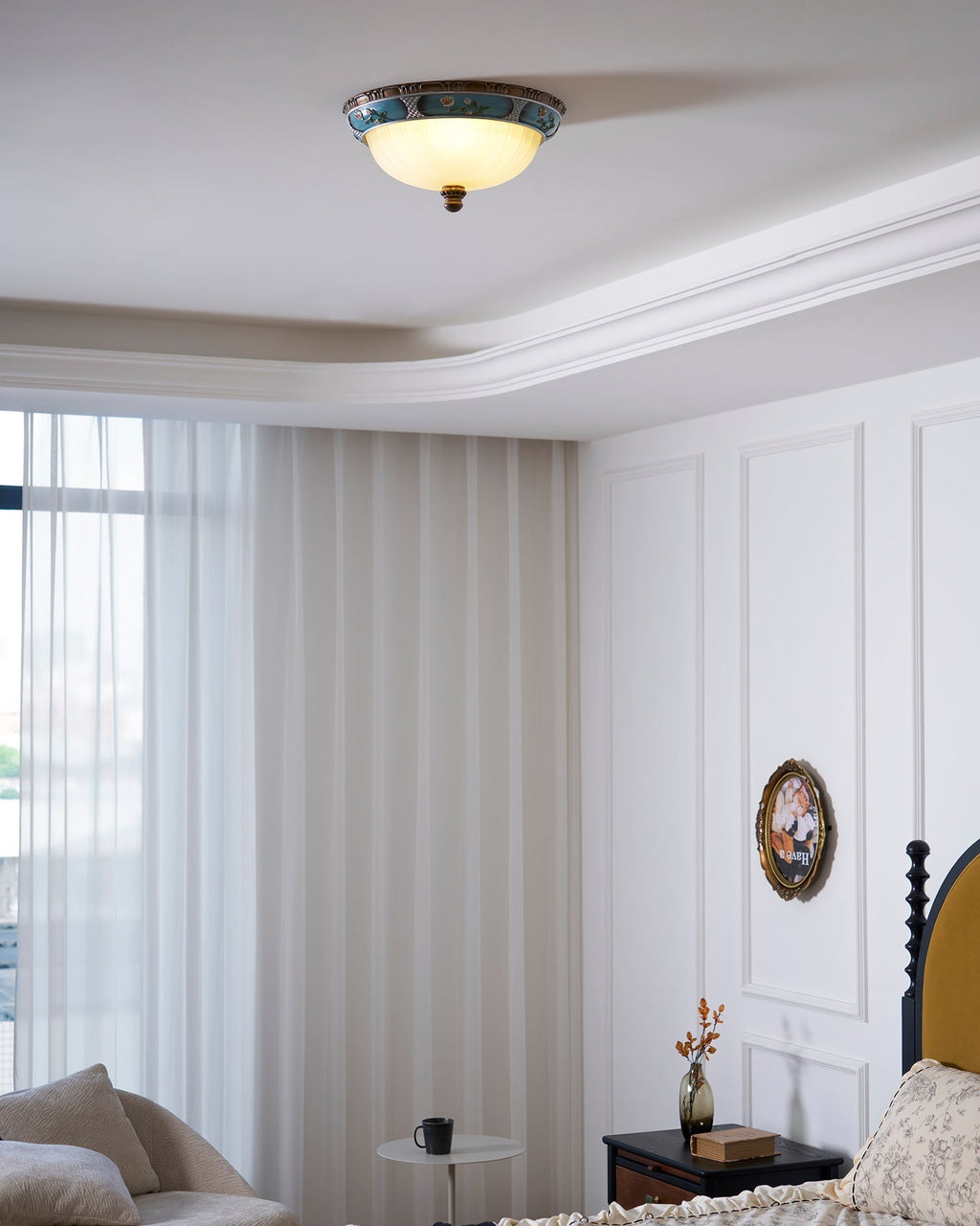 Gresina Resin Ceiling Light-Moonnatur