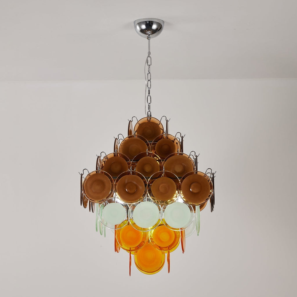 Cambergrove Glass Chandelier-Moonnatur