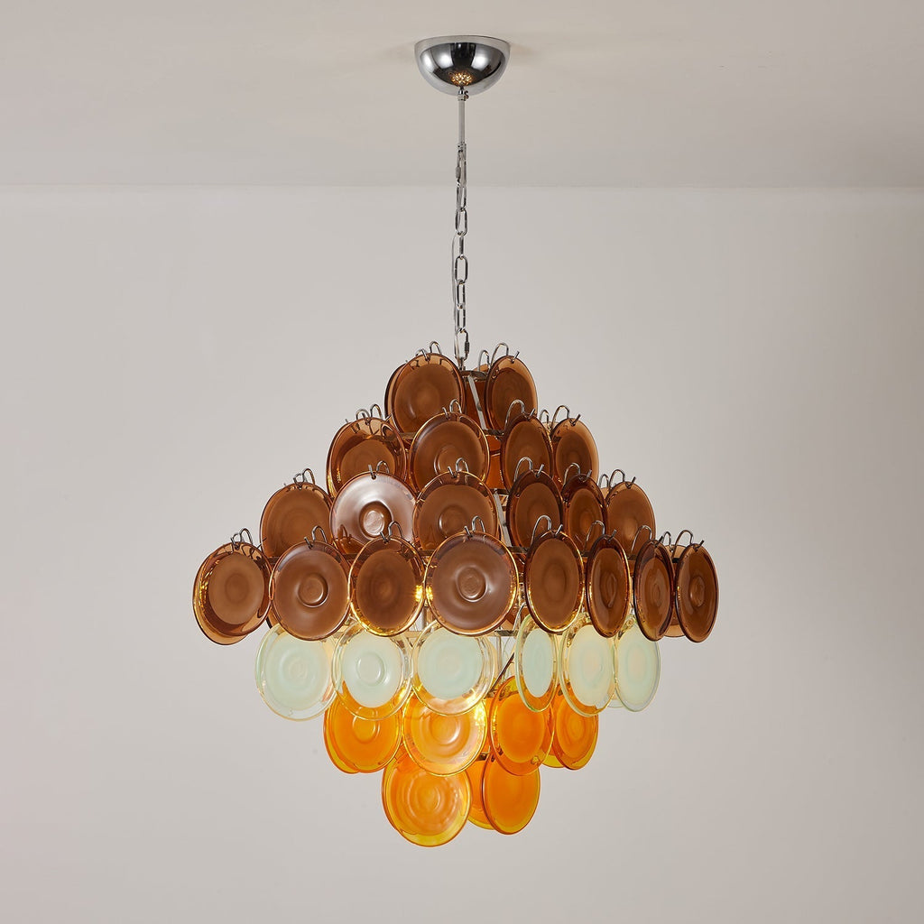 Cambergrove Glass Chandelier-Moonnatur