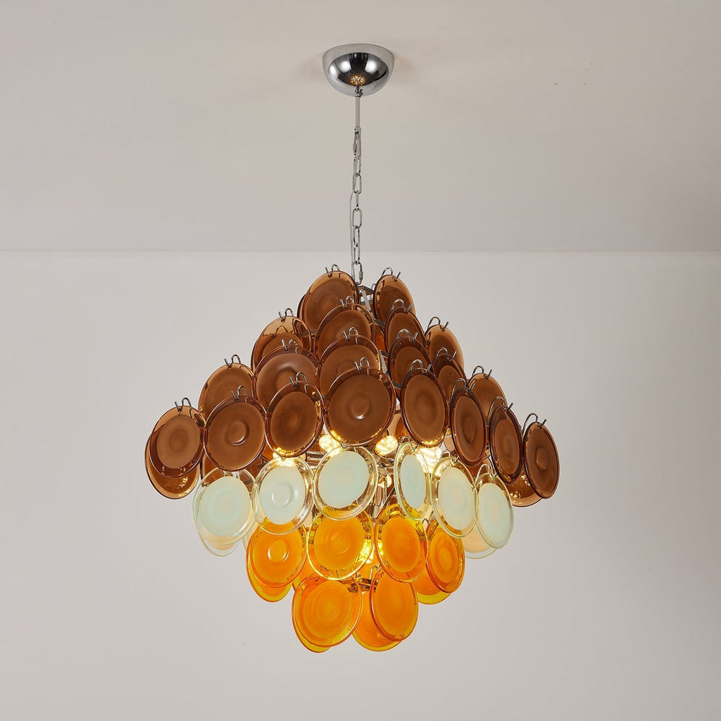 Cambergrove Glass Chandelier-Moonnatur