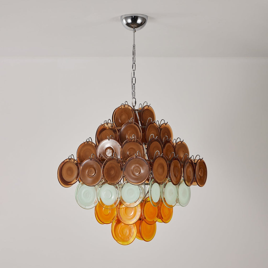 Cambergrove Glass Chandelier-Moonnatur