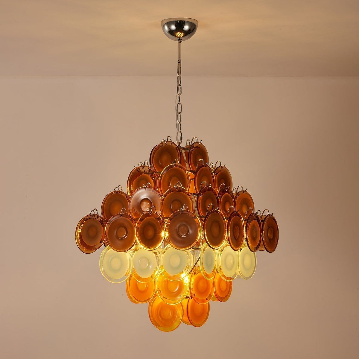 Cambergrove Glass Chandelier-Moonnatur