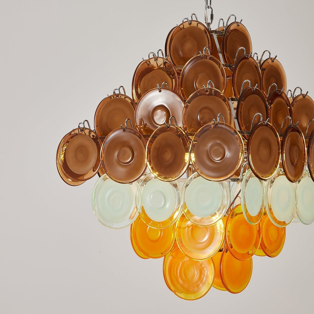 Cambergrove Glass Chandelier-Moonnatur