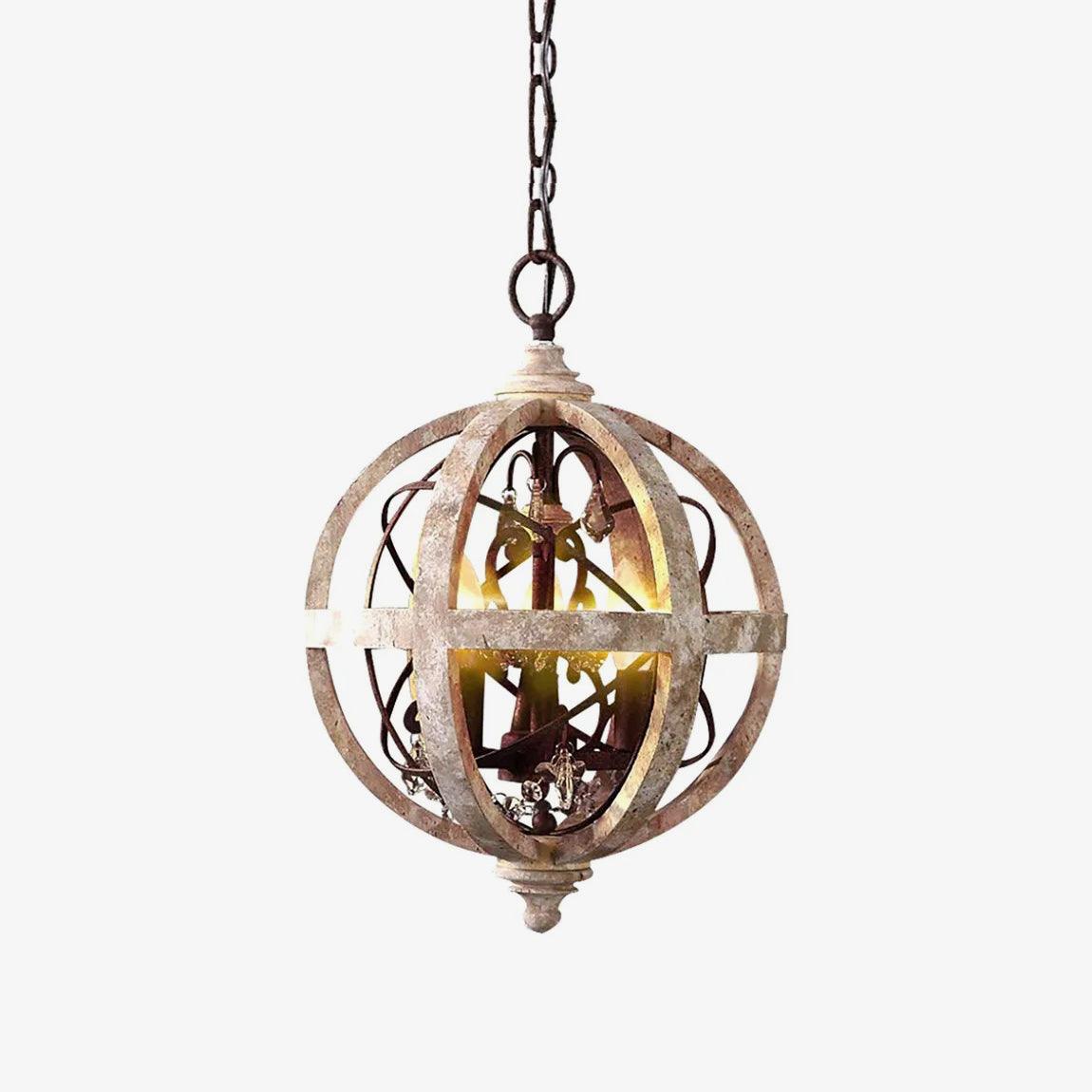 Mossaven Wood Chandelier-Moonnatur