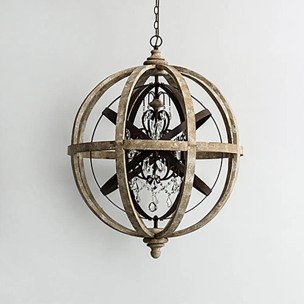 Mossaven Wood Chandelier-Moonnatur