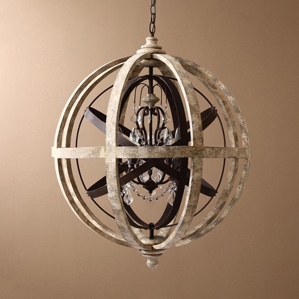 Mossaven Wood Chandelier-Moonnatur