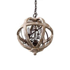 Mossaven Wood Chandelier-Moonnatur