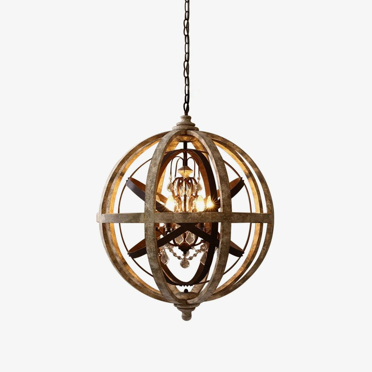 Mossaven Wood Chandelier-Moonnatur