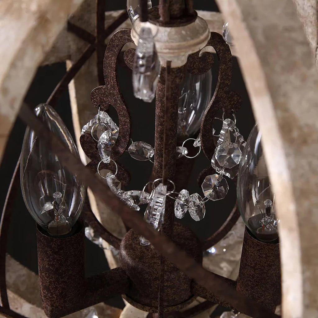 Mossaven Wood Chandelier-Moonnatur
