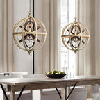 Mossaven Wood Chandelier-Moonnatur