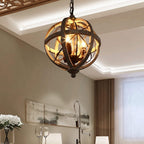 Mossaven Wood Chandelier-Moonnatur