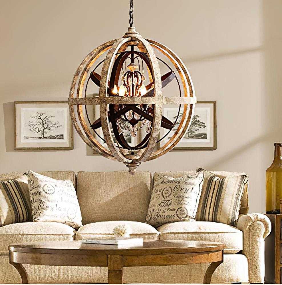 Mossaven Wood Chandelier-Moonnatur