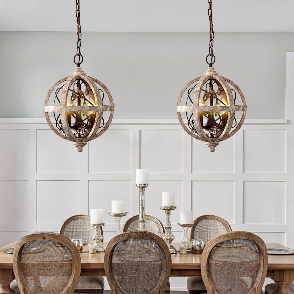 Mossaven Wood Chandelier-Moonnatur