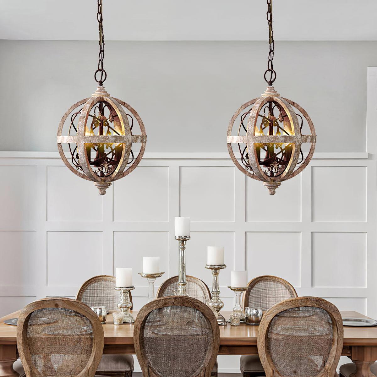 Mossaven Wood Chandelier-Moonnatur