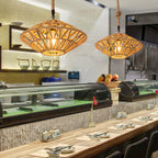 Erdenina Hemp Rope Pendant Light-Moonnatur