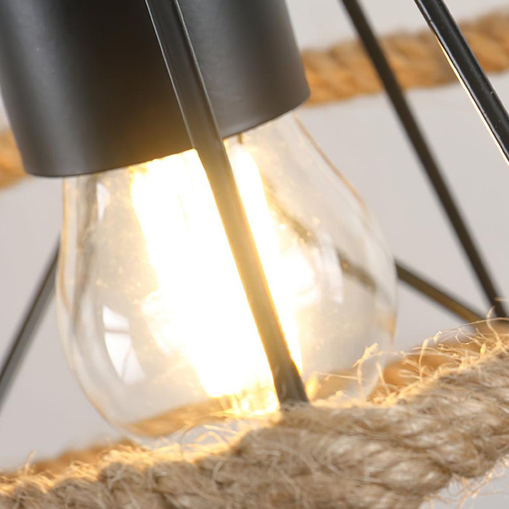 Erdenina Hemp Rope Pendant Light-Moonnatur