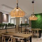 Erdenina Hemp Rope Pendant Light-Moonnatur