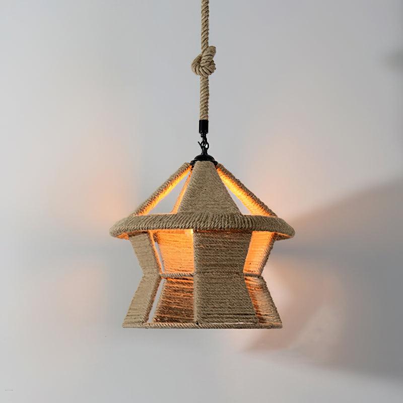 Erdenina Hemp Rope Pendant Light-Moonnatur