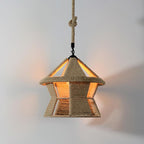 Erdenina Hemp Rope Pendant Light-Moonnatur