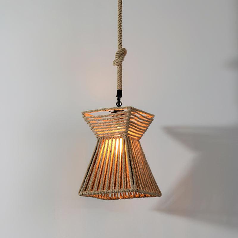 Erdenina Hemp Rope Pendant Light-Moonnatur