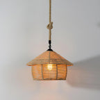 Erdenina Hemp Rope Pendant Light-Moonnatur
