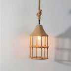 Erdenina Hemp Rope Pendant Light-Moonnatur