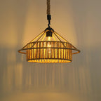 Erdenina Hemp Rope Pendant Light-Moonnatur