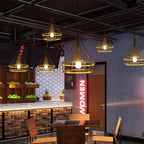 Drenwyn Hemp Rope Pendant Light-Moonnatur