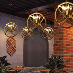 Drenwyn Hemp Rope Pendant Light-Moonnatur