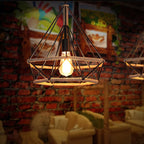 Drenwyn Hemp Rope Pendant Light-Moonnatur