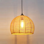 Drenwyn Hemp Rope Pendant Light-Moonnatur