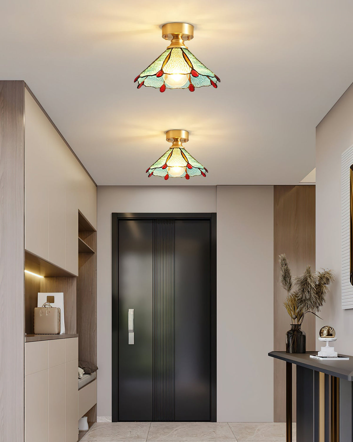 Cumberoria Glass Ceiling Light-Moonnatur