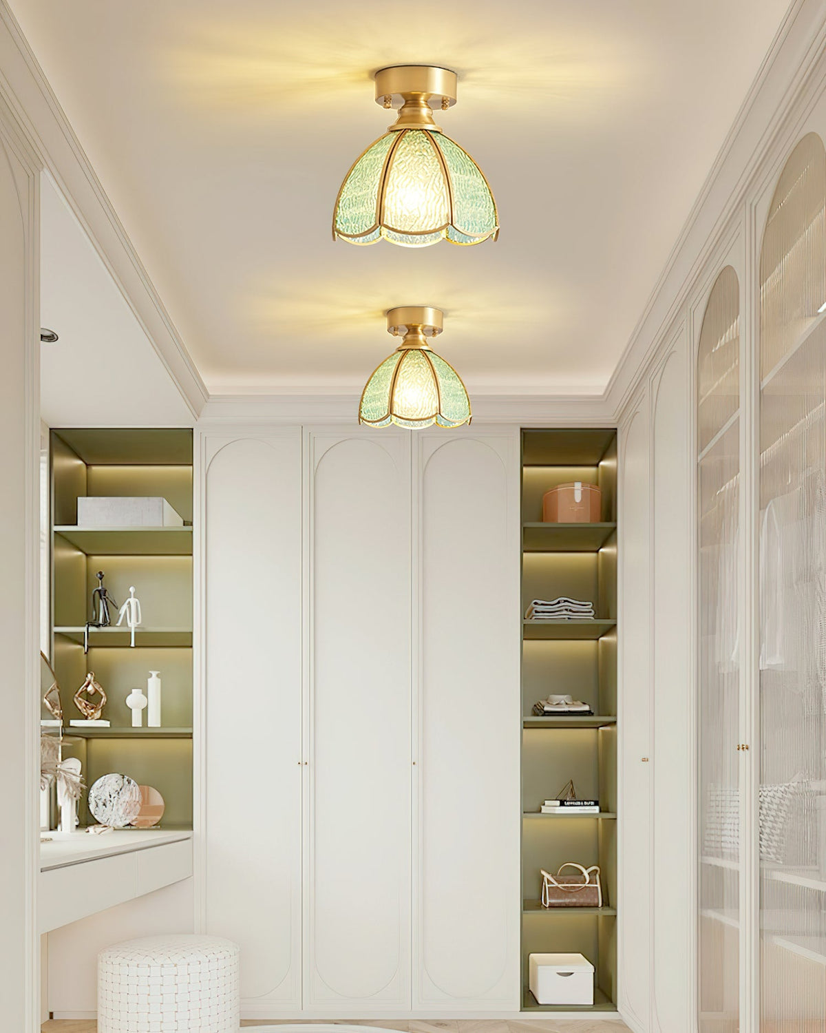 Cumberoria Glass Ceiling Light-Moonnatur