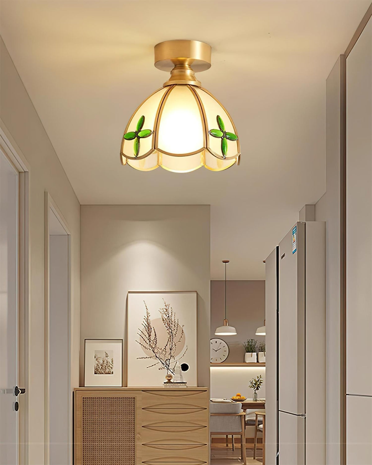 Cumberoria Glass Ceiling Light-Moonnatur