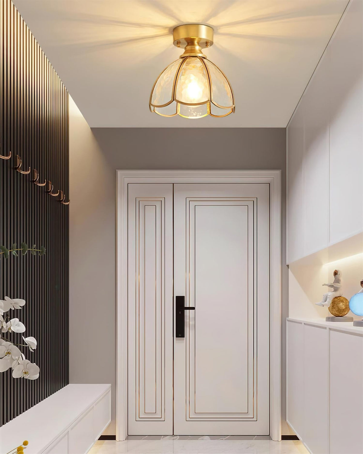 Cumberoria Glass Ceiling Light-Moonnatur