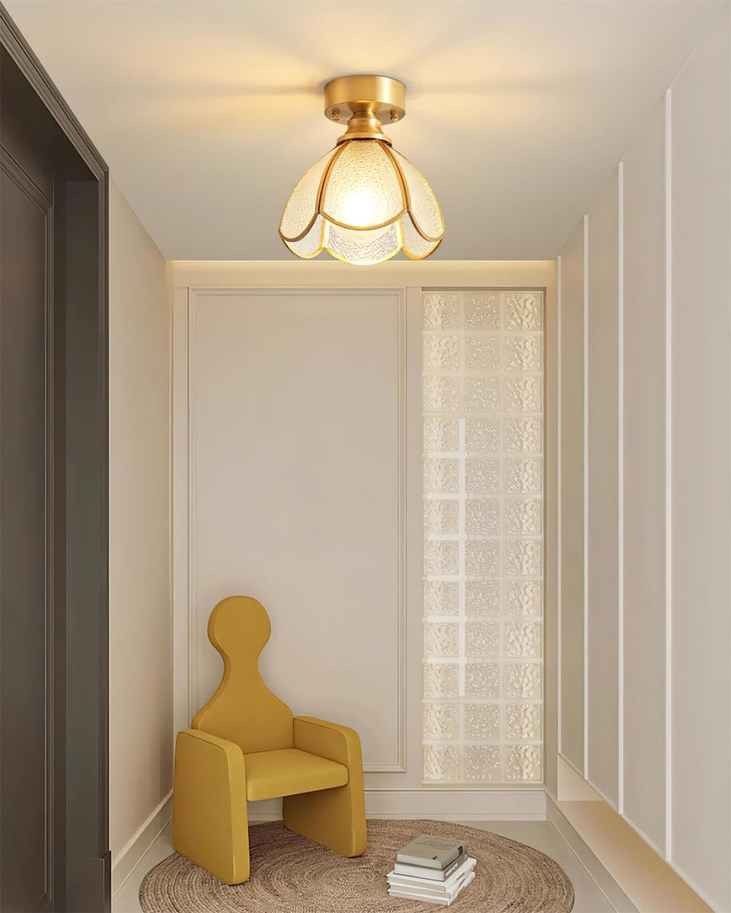 Cumberoria Glass Ceiling Light-Moonnatur