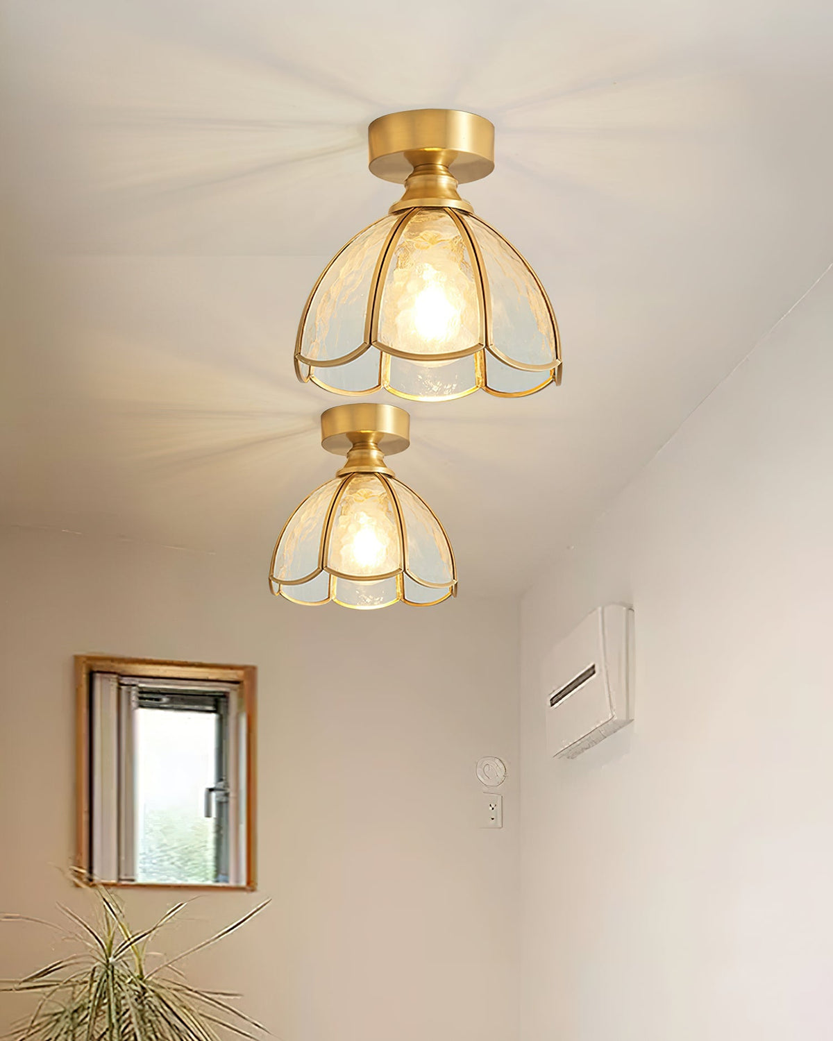 Cumberoria Glass Ceiling Light-Moonnatur