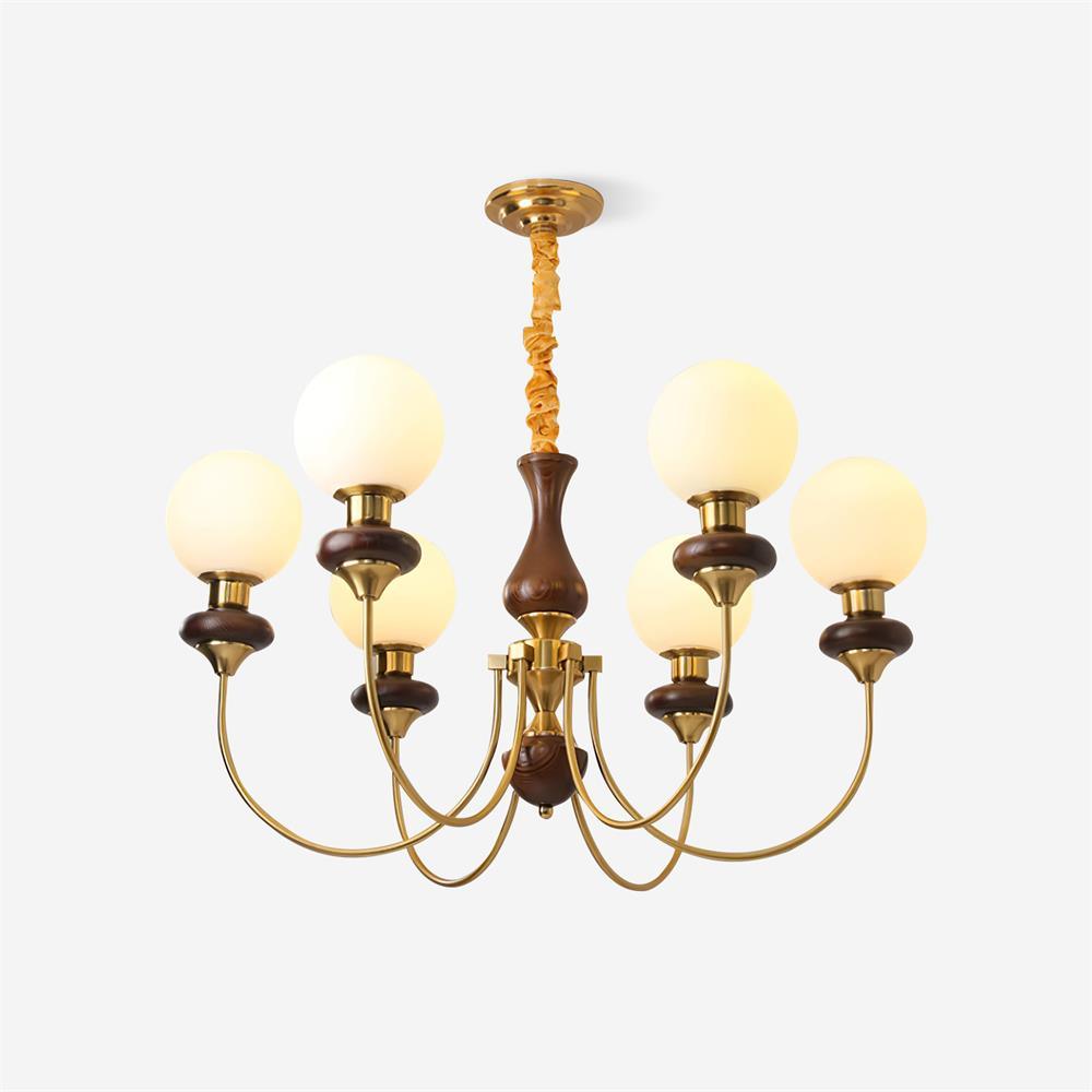 Merrenis Glass Chandelier-Moonnatur