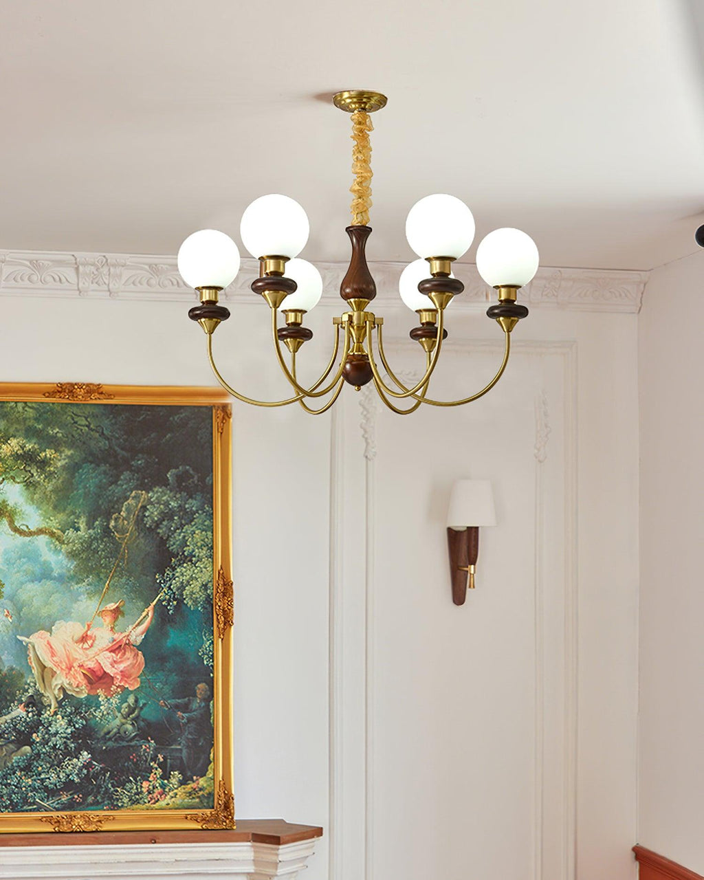 Merrenis Glass Chandelier-Moonnatur