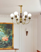 Merrenis Glass Chandelier-Moonnatur