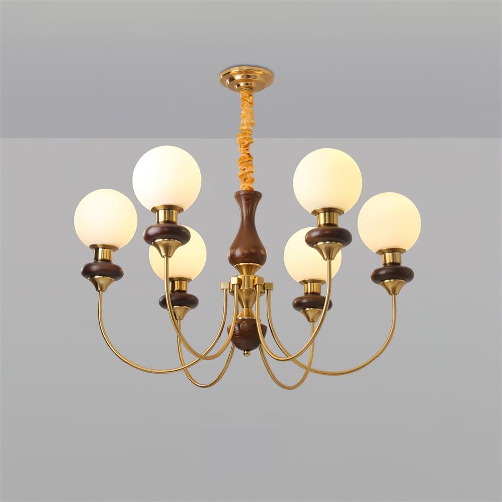 Merrenis Glass Chandelier-Moonnatur