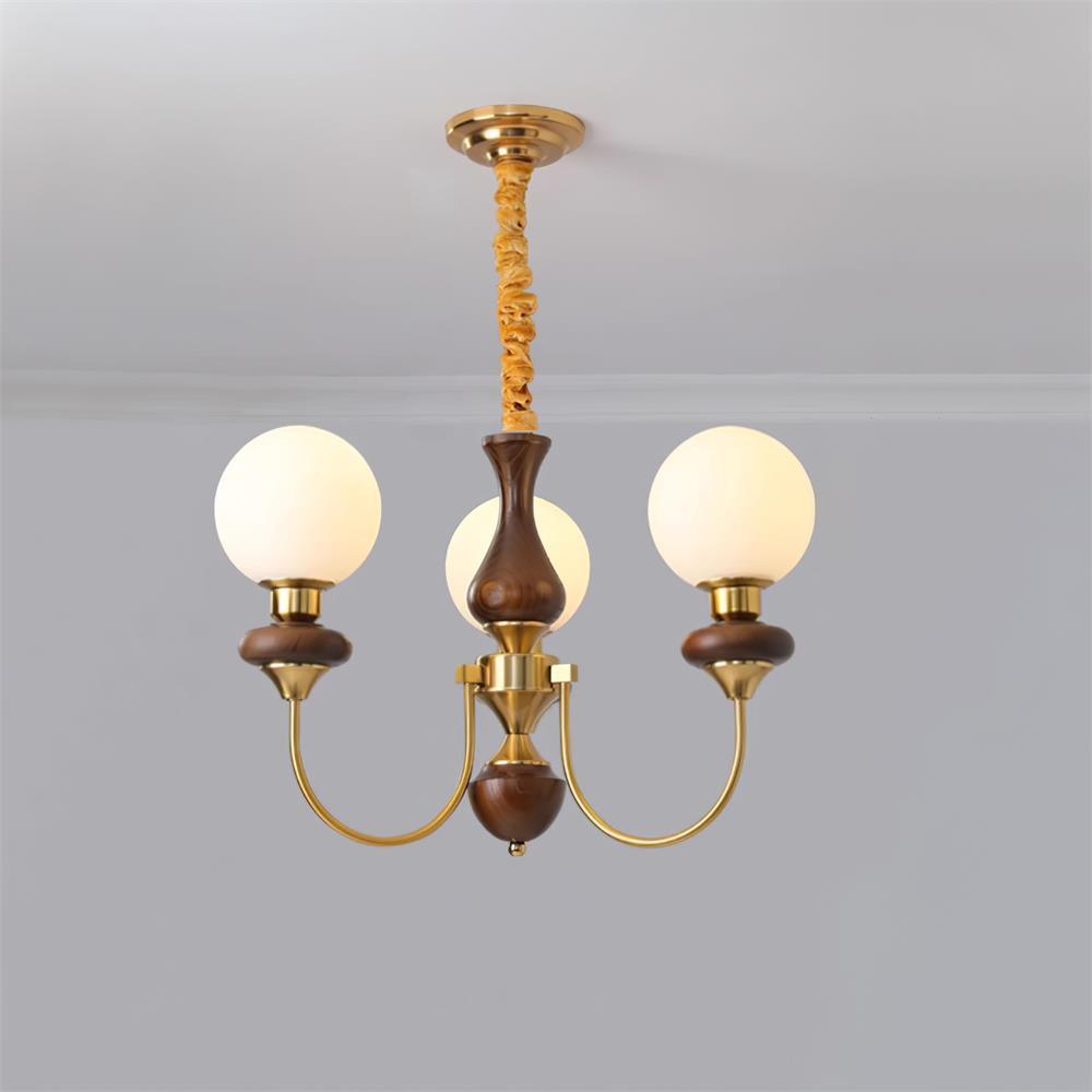 Merrenis Glass Chandelier-Moonnatur