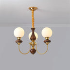 Merrenis Glass Chandelier-Moonnatur