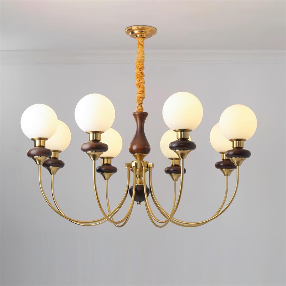 Merrenis Glass Chandelier-Moonnatur