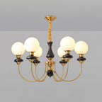 Merrenis Glass Chandelier-Moonnatur