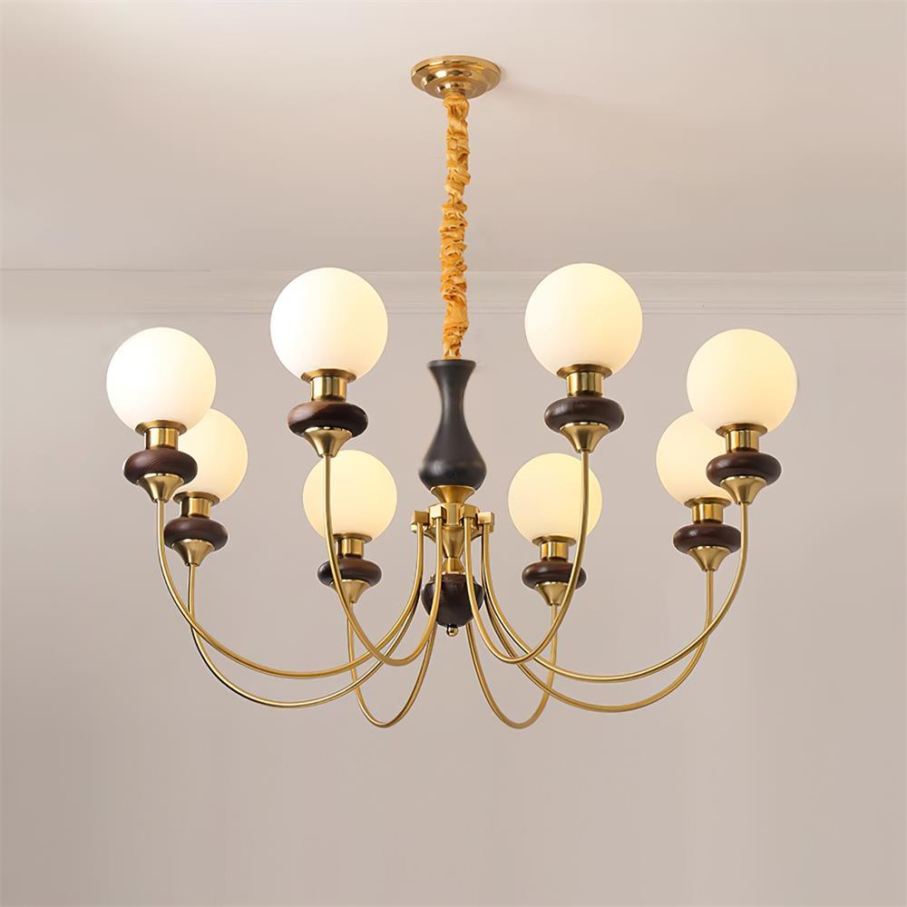 Merrenis Glass Chandelier-Moonnatur