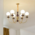 Merrenis Glass Chandelier-Moonnatur