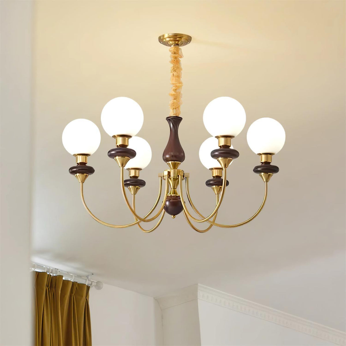 Merrenis Glass Chandelier-Moonnatur