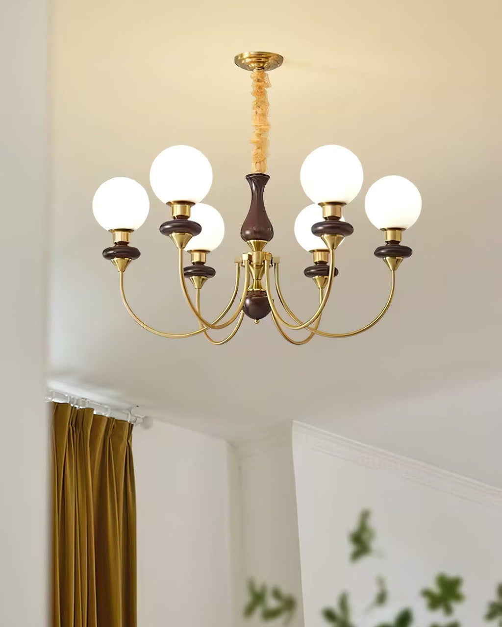 Merrenis Glass Chandelier-Moonnatur