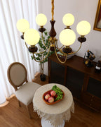 Merrenis Glass Chandelier-Moonnatur